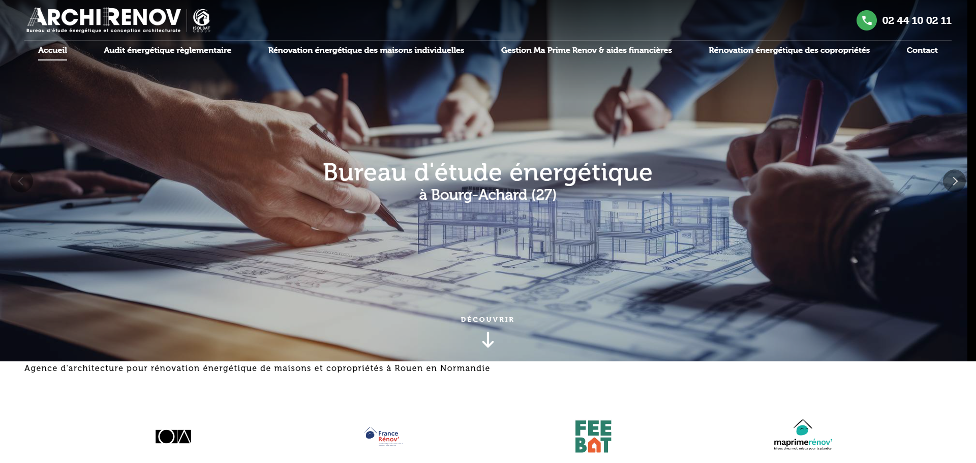 Trouver un professionnel certifié ADEME pour réaliser un audit énergétique à Rouen - Archirenov