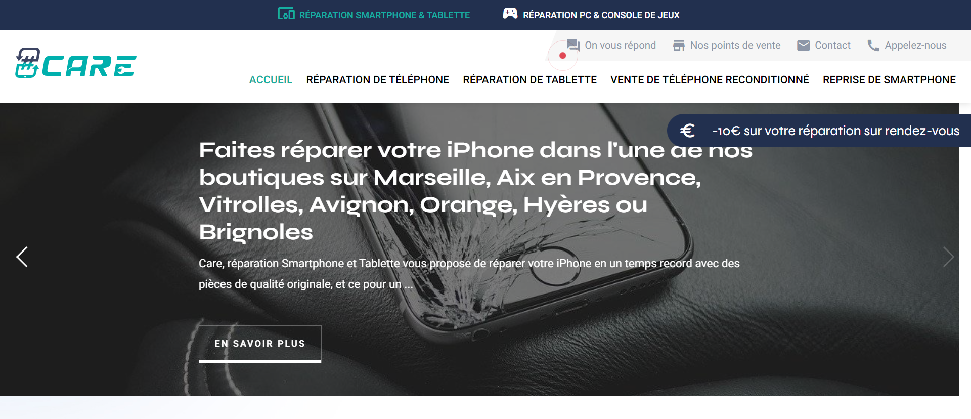 Où faire réparer son téléphone pour pas cher à Marseille ? - Care my Smartphone 