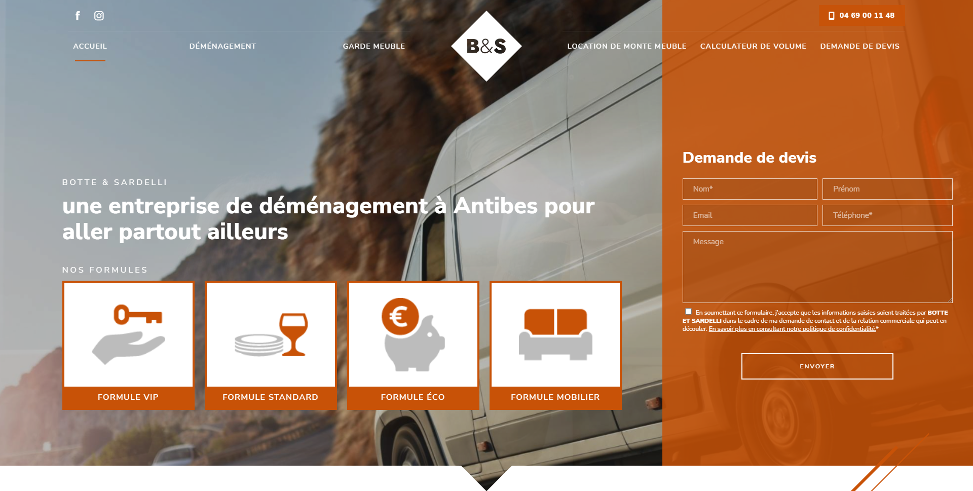 Trouver une entreprise de déménagement à Antibes - Botte et Sardelli 