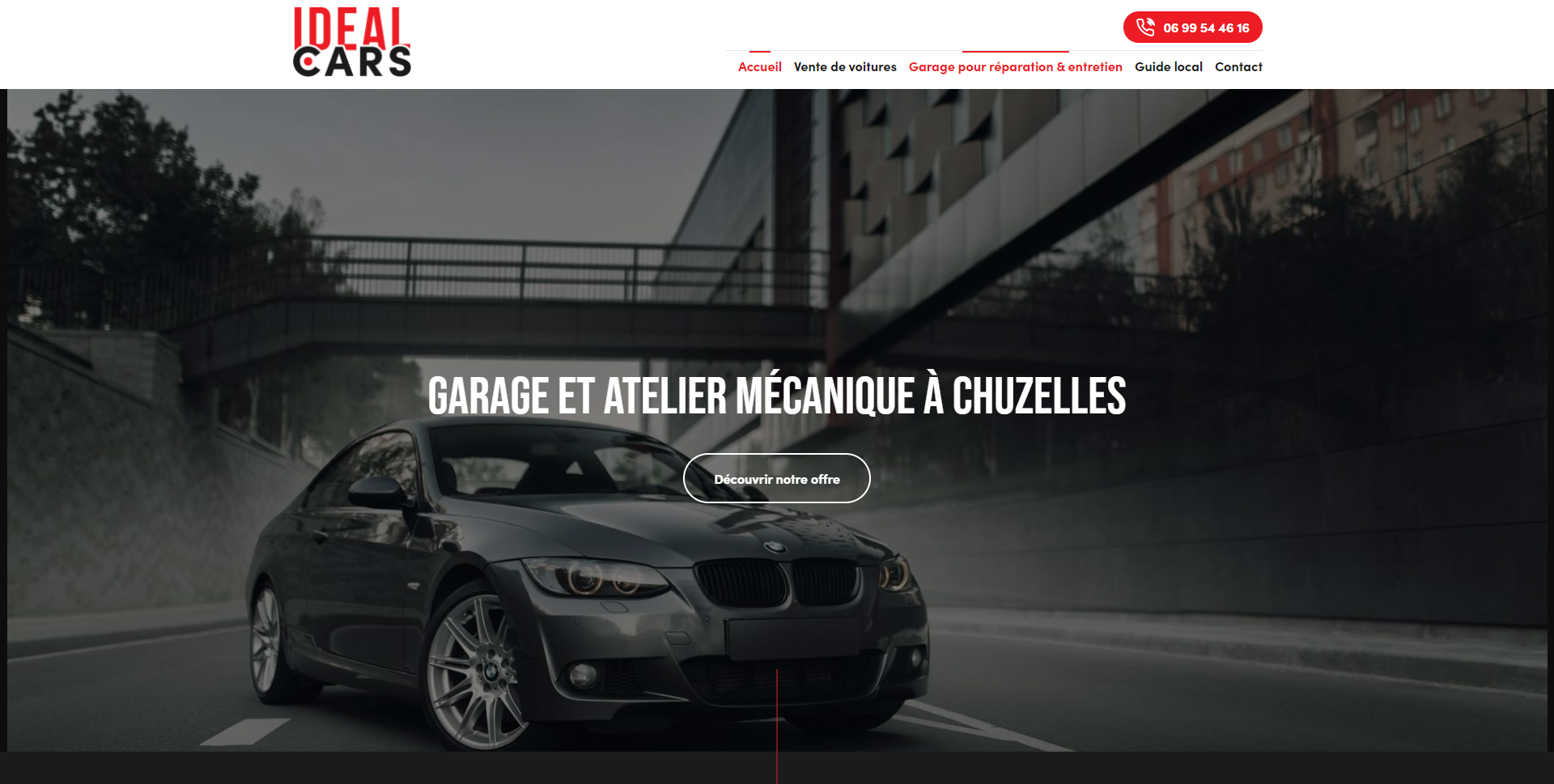 Découvrez le garage Ideal Cars à Chuzelles :  spécialiste dans la vente et l'entretien de voitures allemandes 