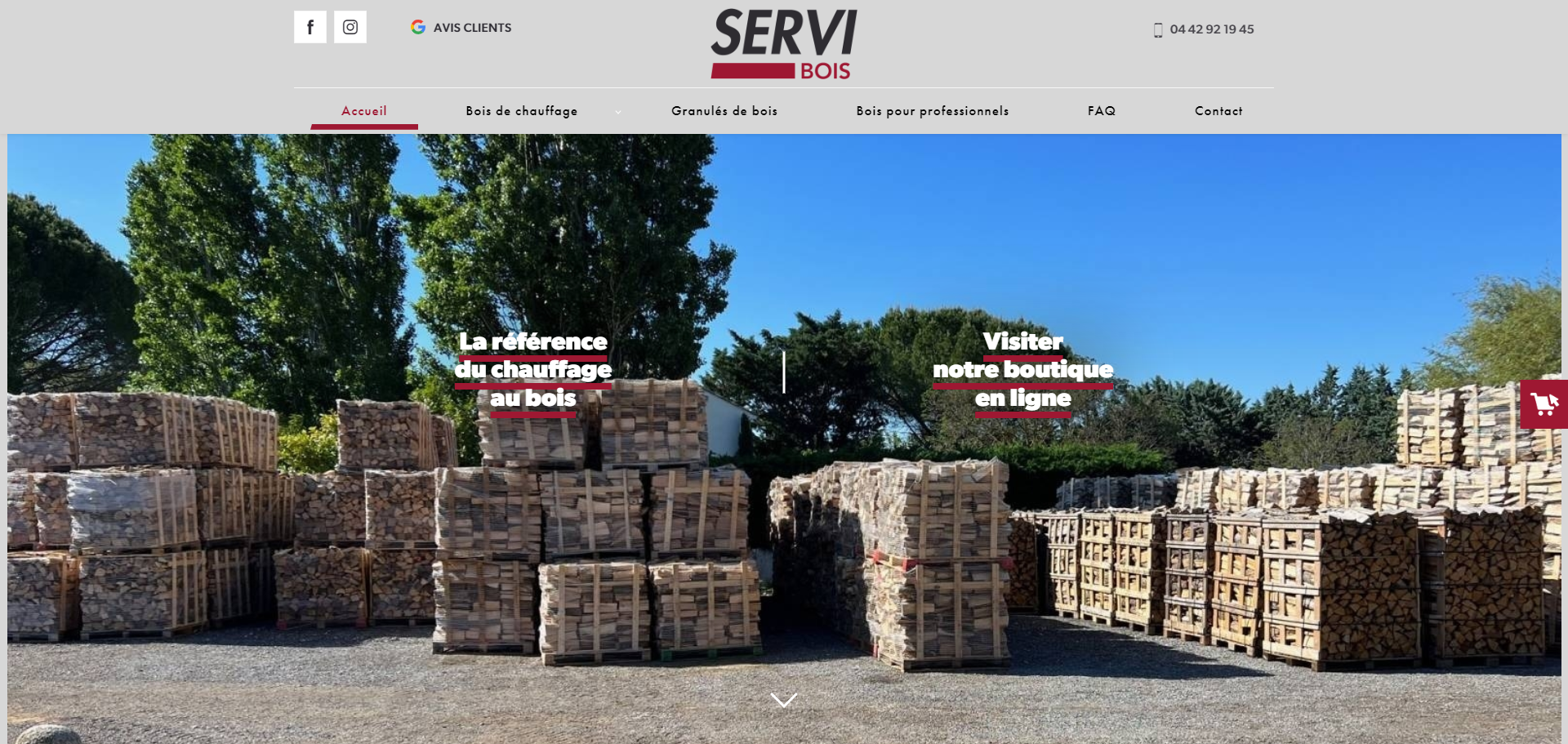 Entreprise spécialisée dans la vente de bois de chauffage longue durée - Servi Bois