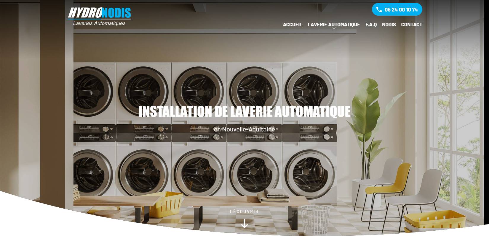 Avis sur Hydronodis : laverie automatique en Nouvelle Aquitaine