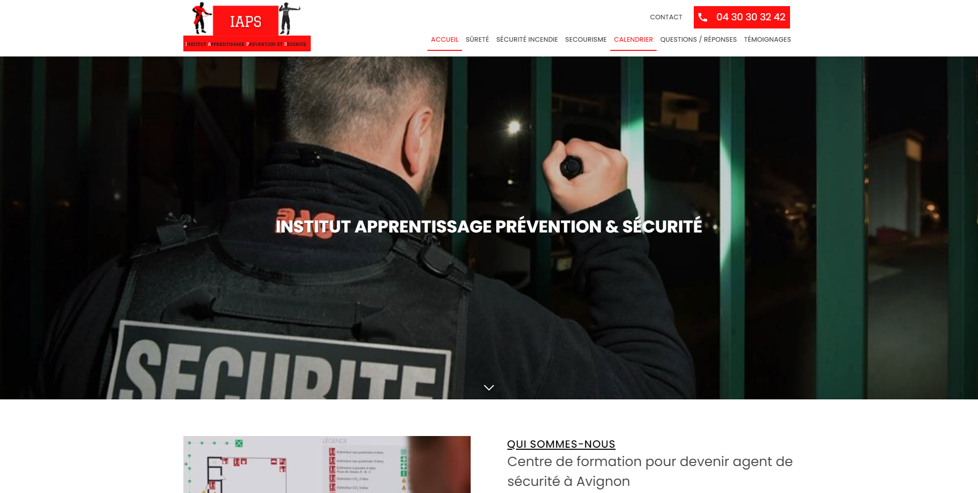 Centre de formation pour les métiers de la sécurité à Avignon - IAPS 