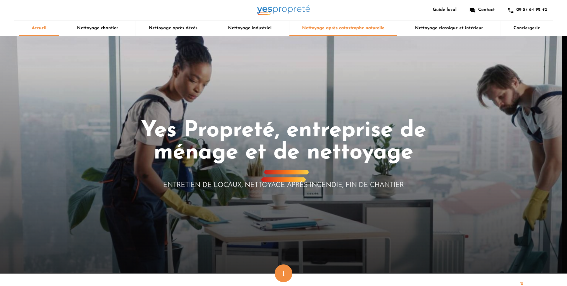 Entreprise de nettoyage industriel à Montpellier : Yes Propreté 