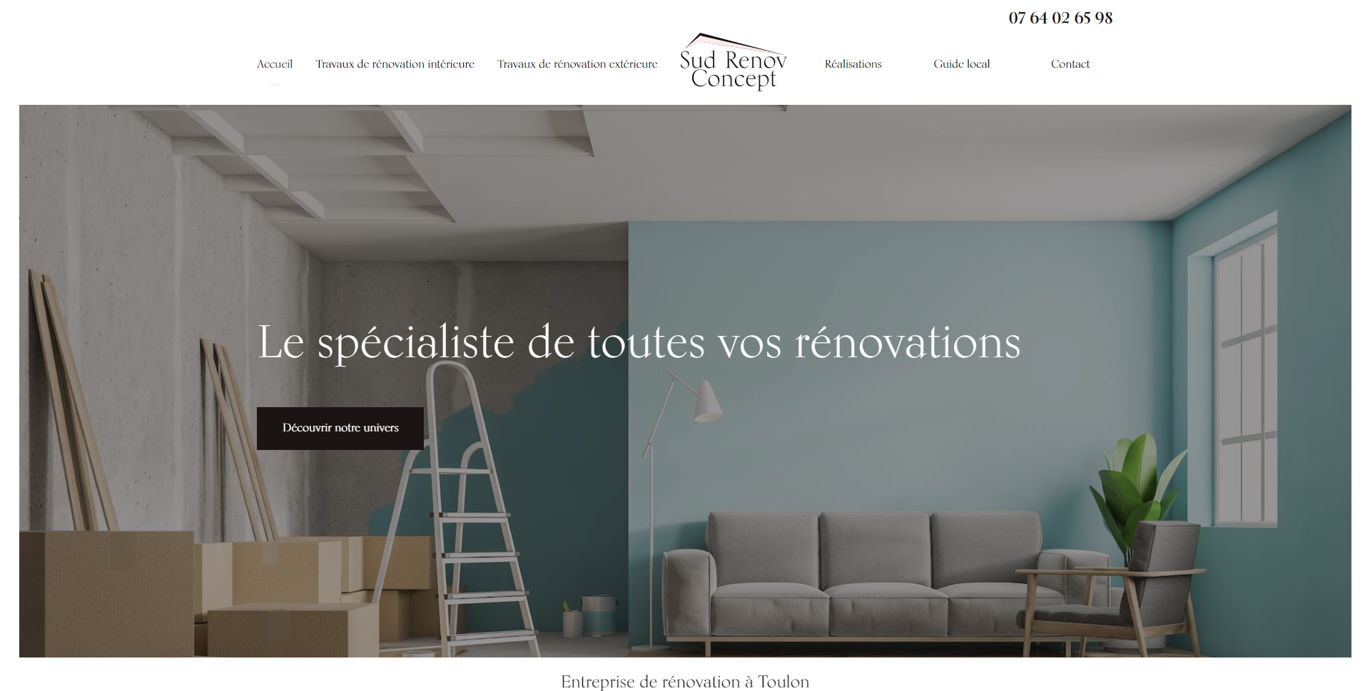 Vous avez un projet de rénovation de votre espace intérieur ou extérieur ? Alors vous devriez découvrir la société Renov Sud Concept à Toulon.