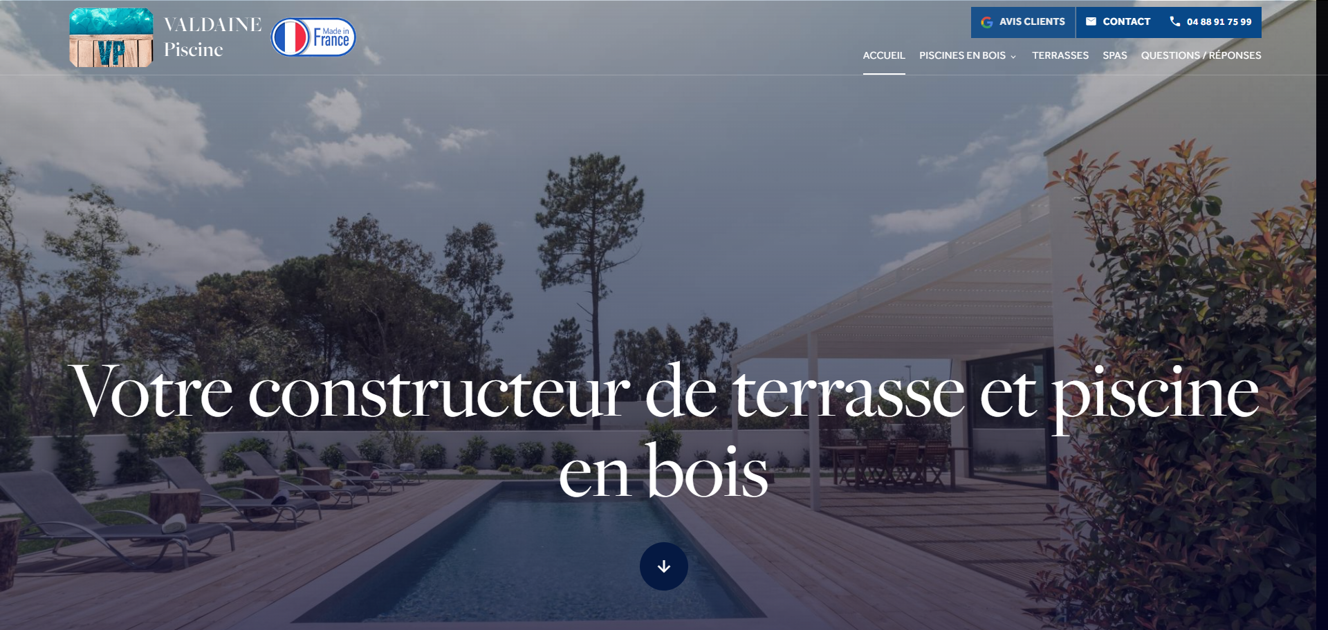 Fabricant français de piscine bois sur-mesure à Grenoble - Valdaine Piscine 