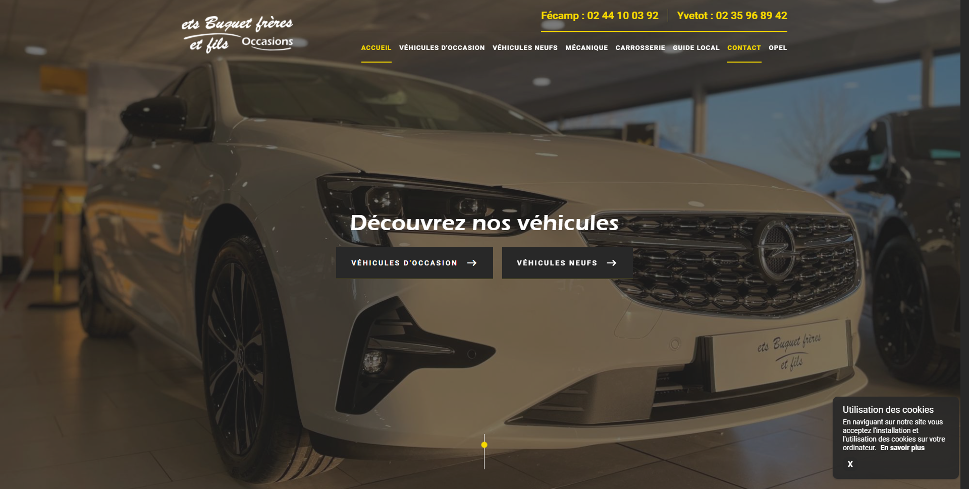 Garage Opel à Yvetot et Fécamp : Établissement Buquet Frères et Fils