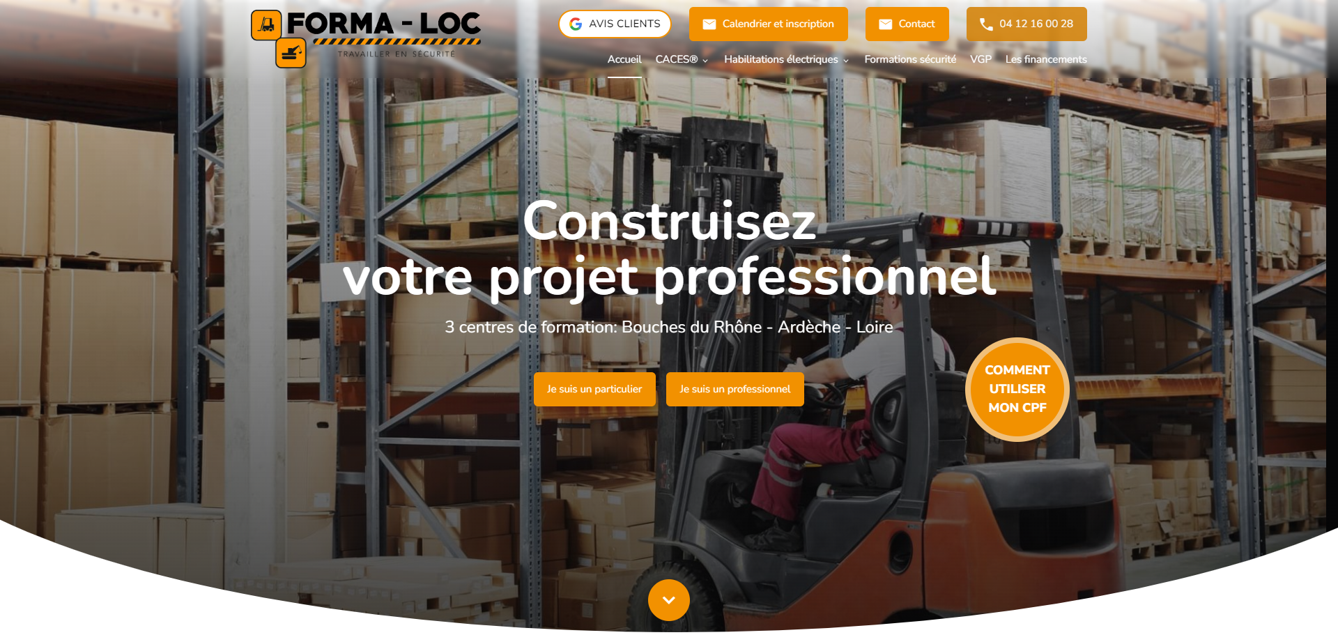 Organisme de formation CACES pour les métiers de la manutention près de Cavaillon