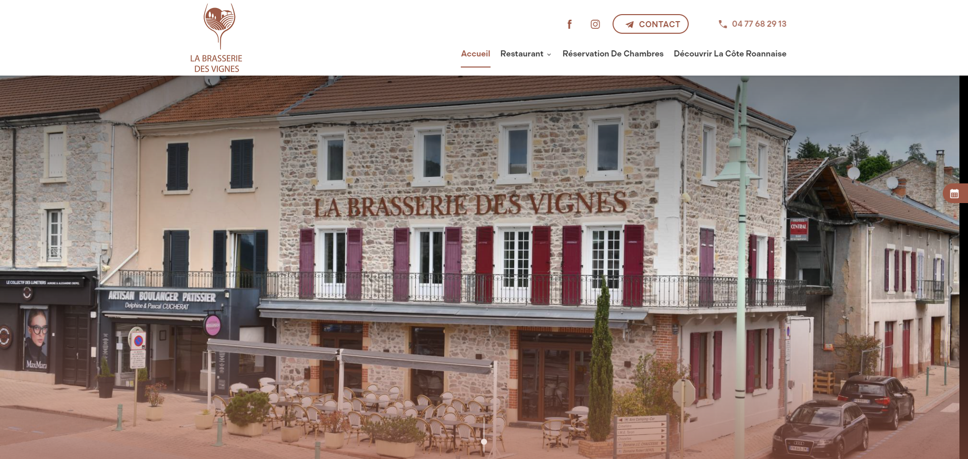 service de Privatisation d’un restaurant avec terrasse pas cher près de Roanne - La Brasserie Des Vignes