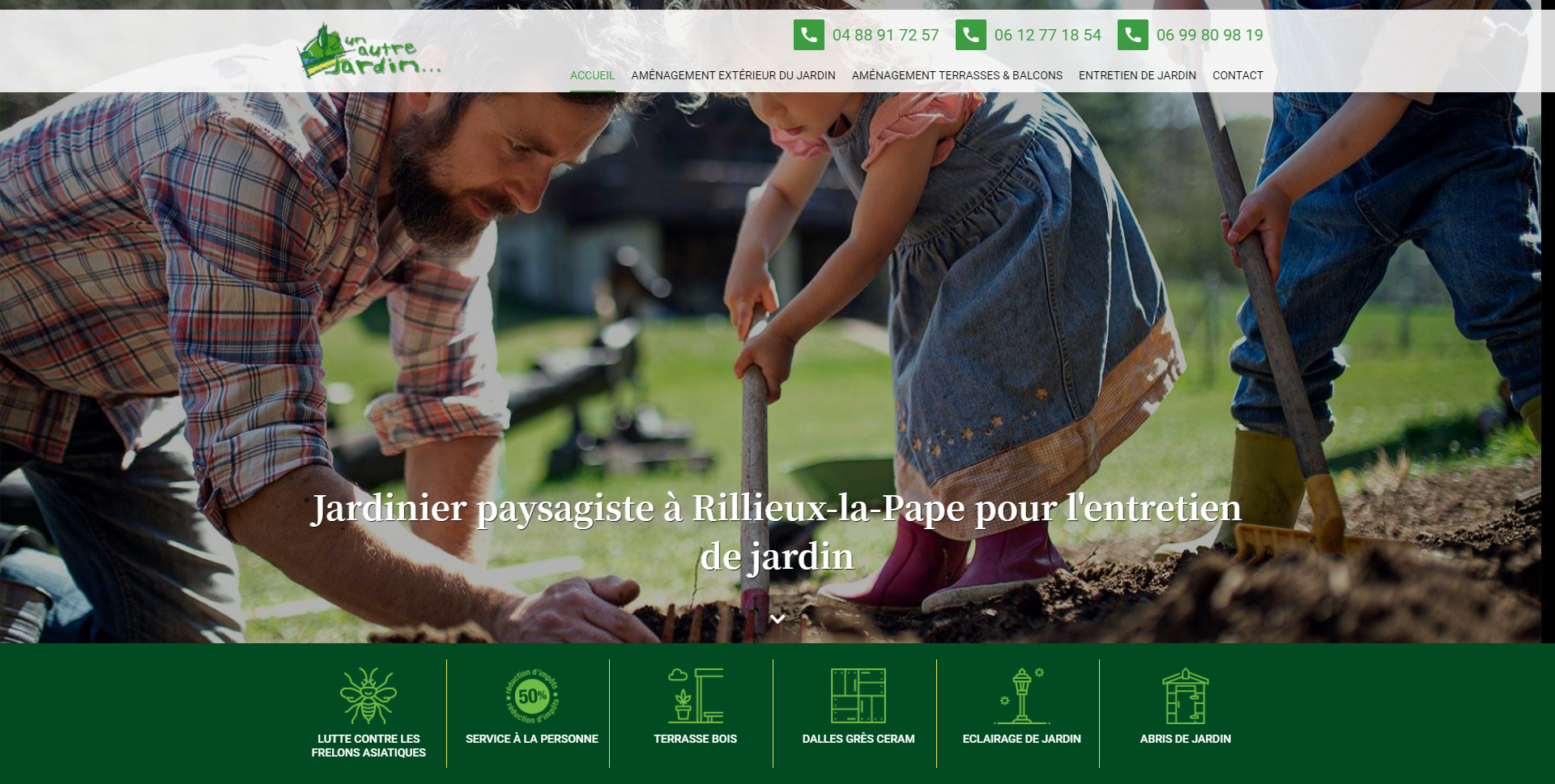 Création, aménagement et entretien de jardin et espace vert à Rillieux la Pape.