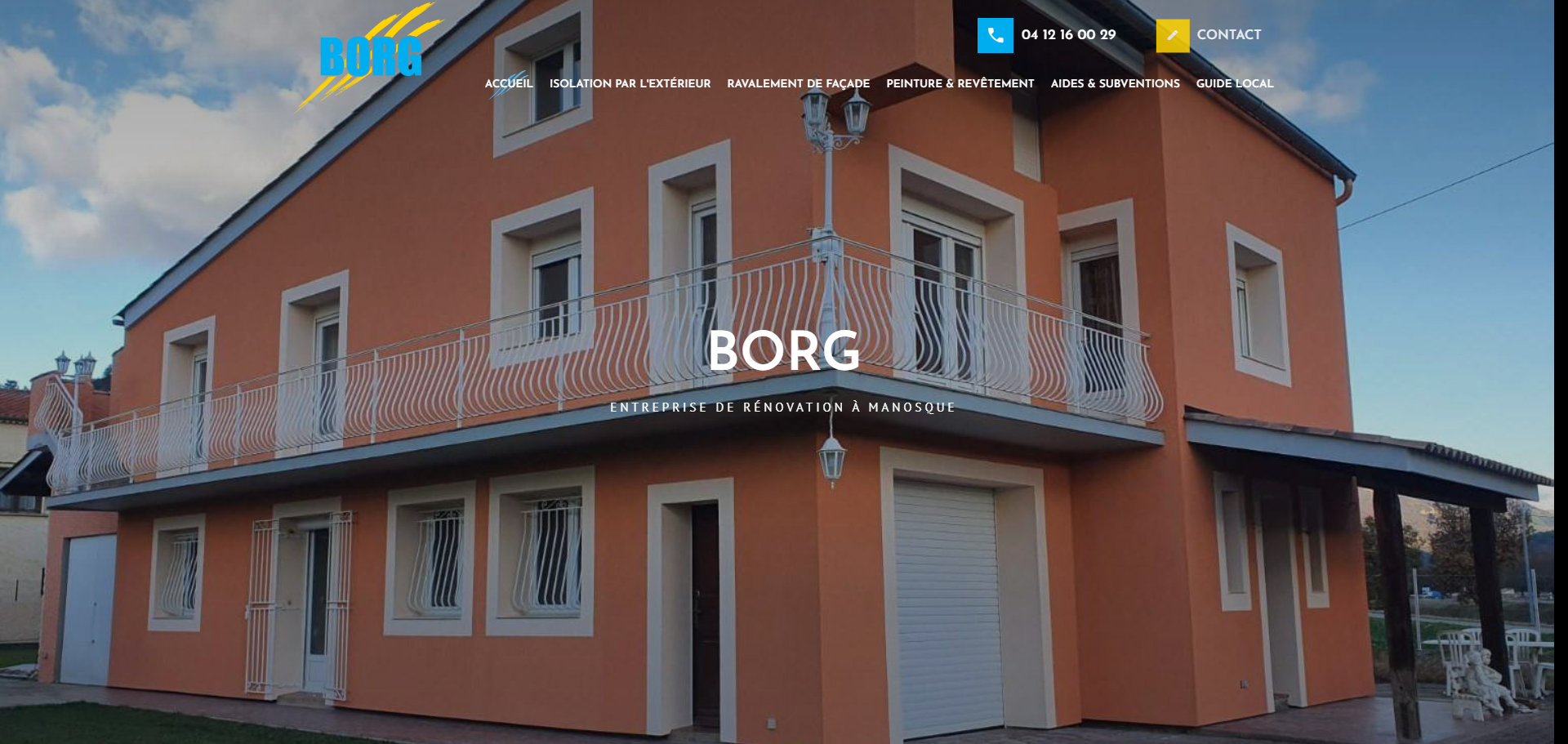 Société pour l'isolation exterieur de facade avec de bons avis à Manosque - BORG
