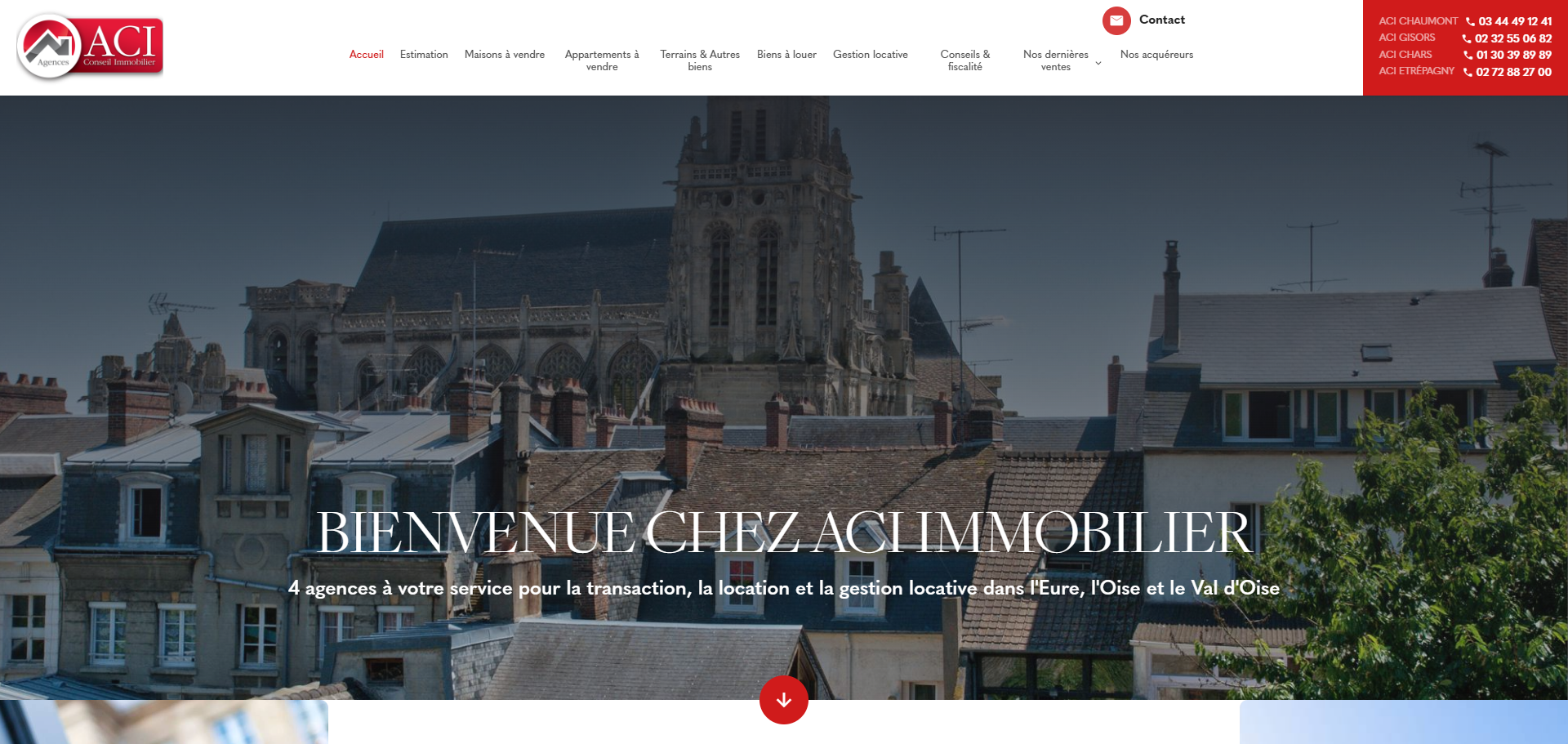 ACI IMMO, Agence immobilière spécialisée investissement locatif  à Gisors et dans le Vexin (Val-d’Oise, Oise, Eure)