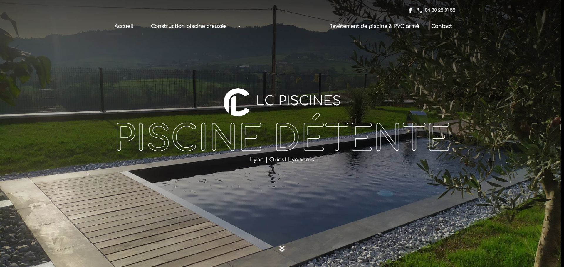 Expert en construction, rénovation et entretien de piscine entérrée à Vaugneray près de St Genis Laval - LC PISCINES