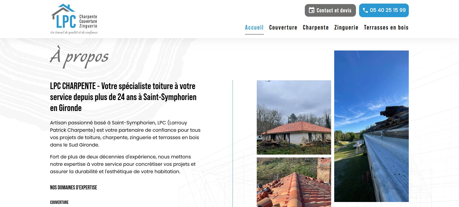 Avis LPC Charpente – Artisan couvreur et charpentier dans le Sud-Ouest