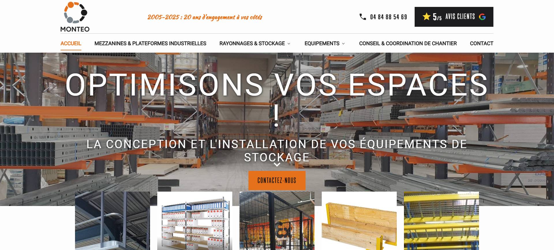 Avis MONTEO – Plateformes et rayonnages industriels