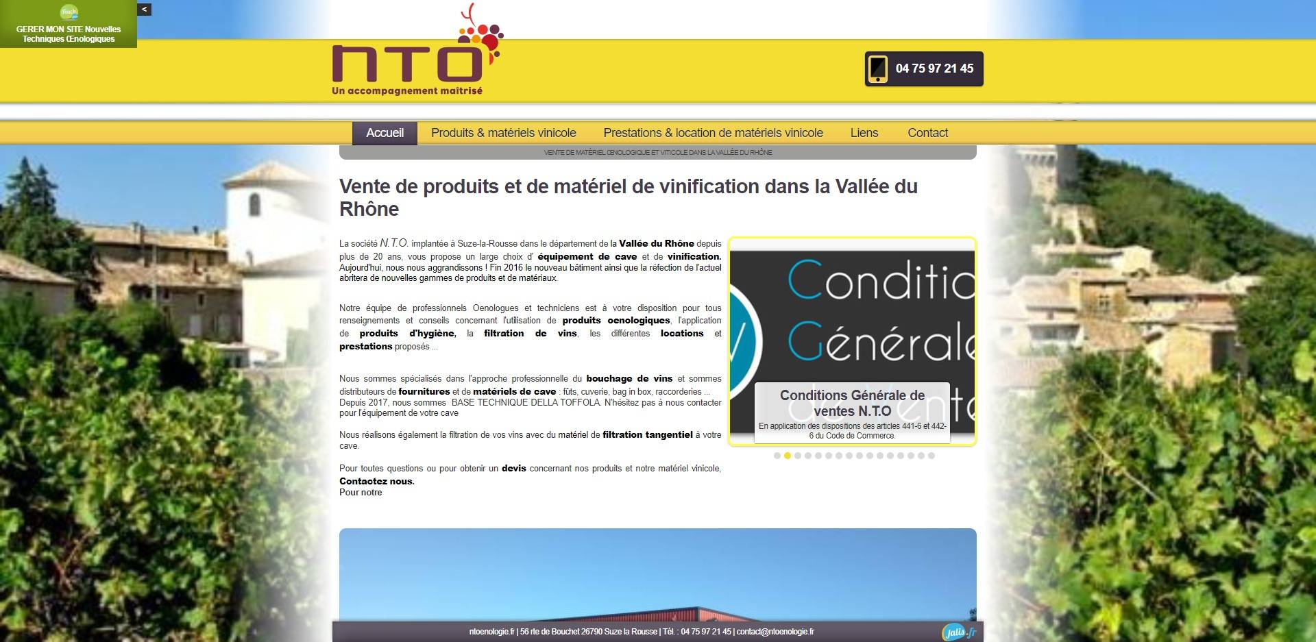  Fournisseur de matériel viticole pour Vente et location de matériel viticole en Côtes-du-Rhône