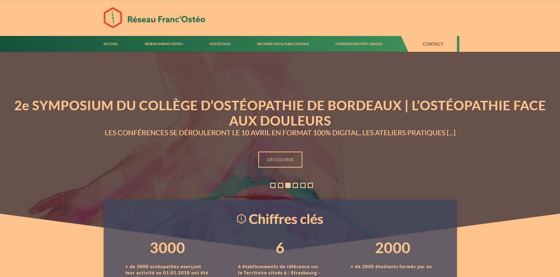 Franc'ostéo, réseau d'écoles d'ostéopathie à Paris
