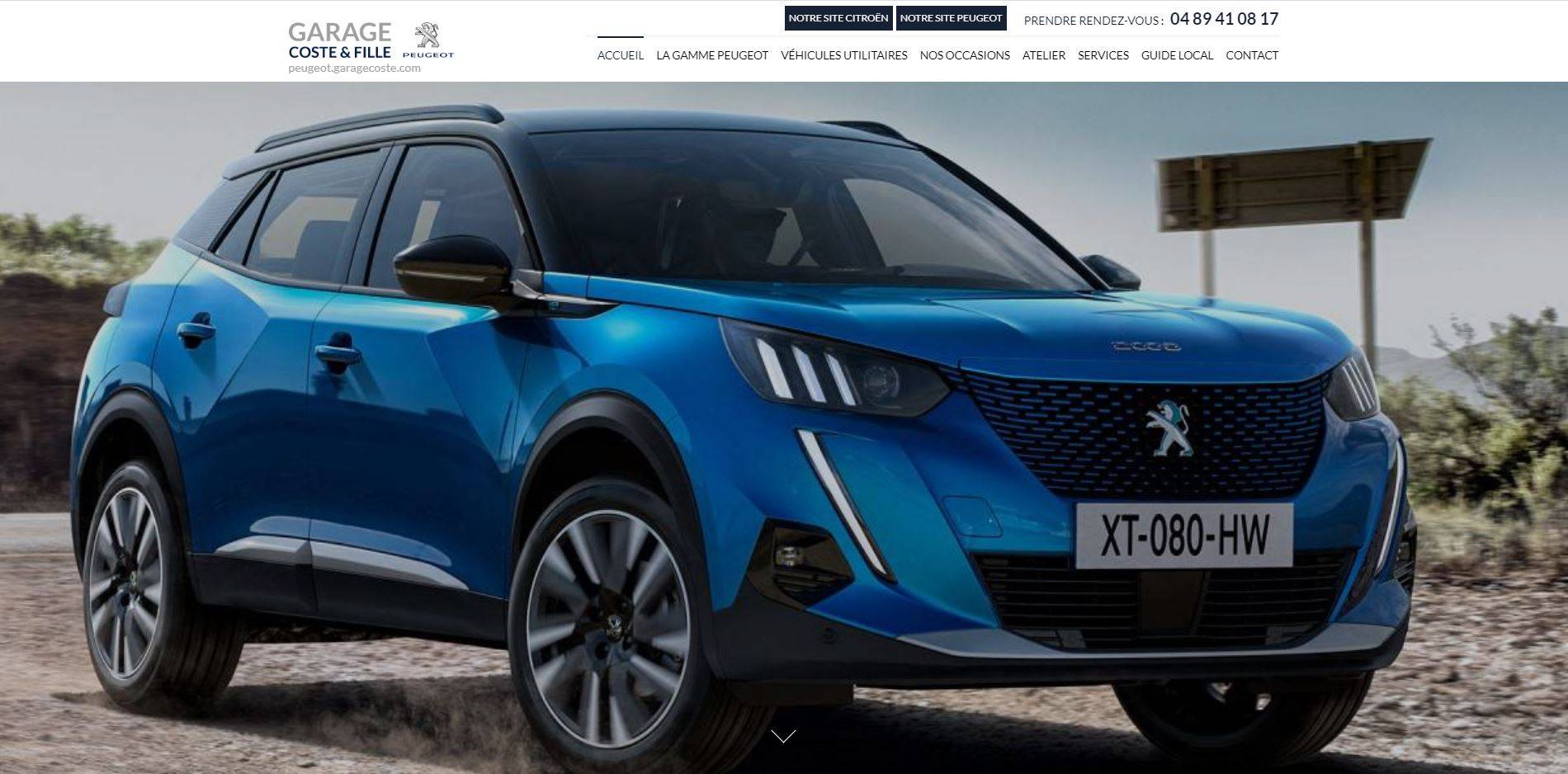 Vente de voiture Peugeot vers Béziers - Garage Coste