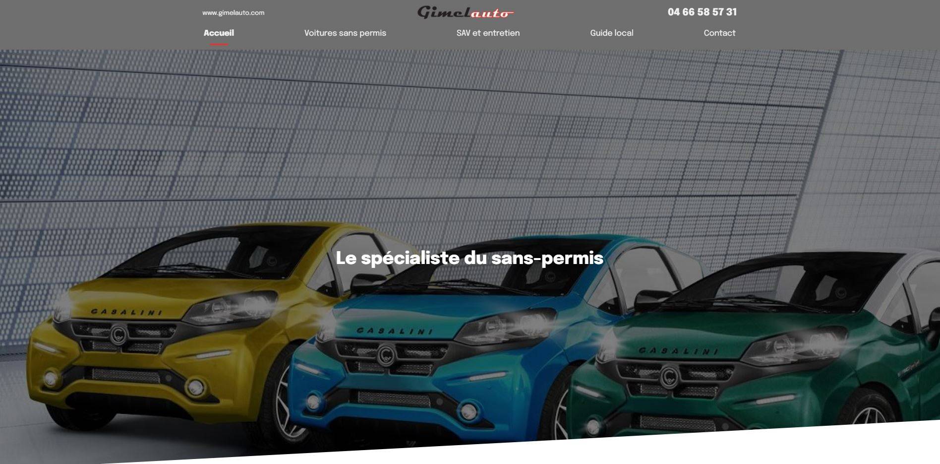 Vente de voitures sans permis neuves et d’occasion sur Nîmes - Gimel Automobiles