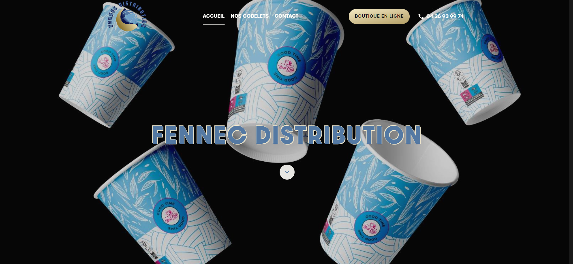 Grossiste de gobelets recyclables personnalisée à Marseille  - Fennec Distribution 