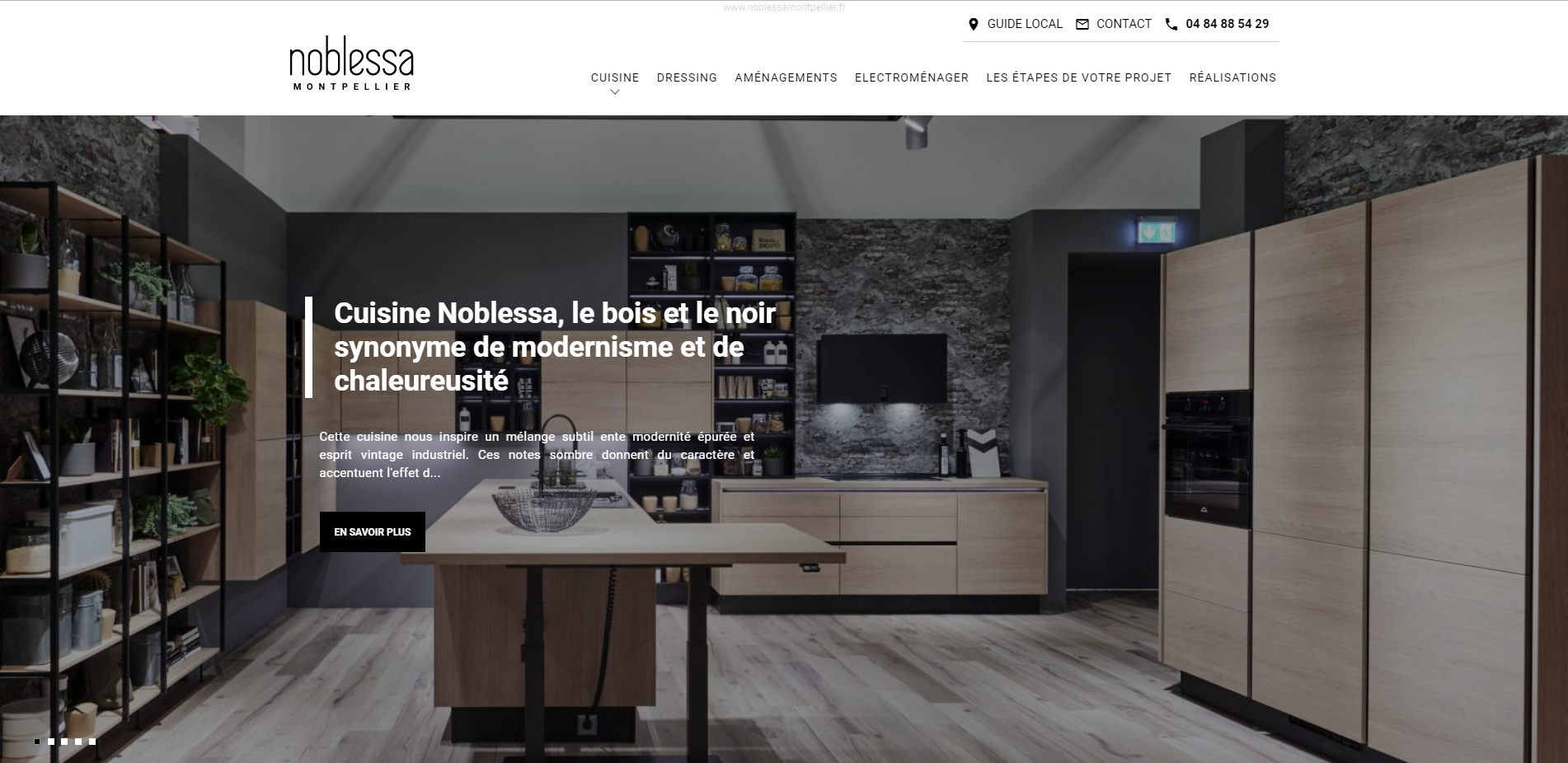 Noblessa, fabrication allemande de cuisines dans la région de Montpellier 
