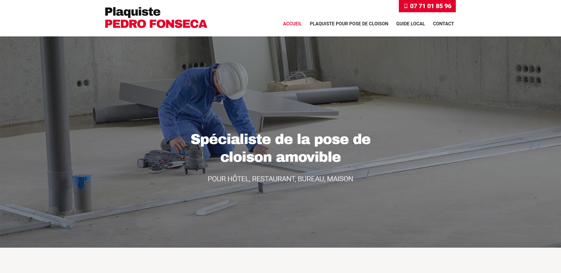 Qui contacter pour poser des cloisons amovibles dans un open-space ? - Pedro Fonseca
