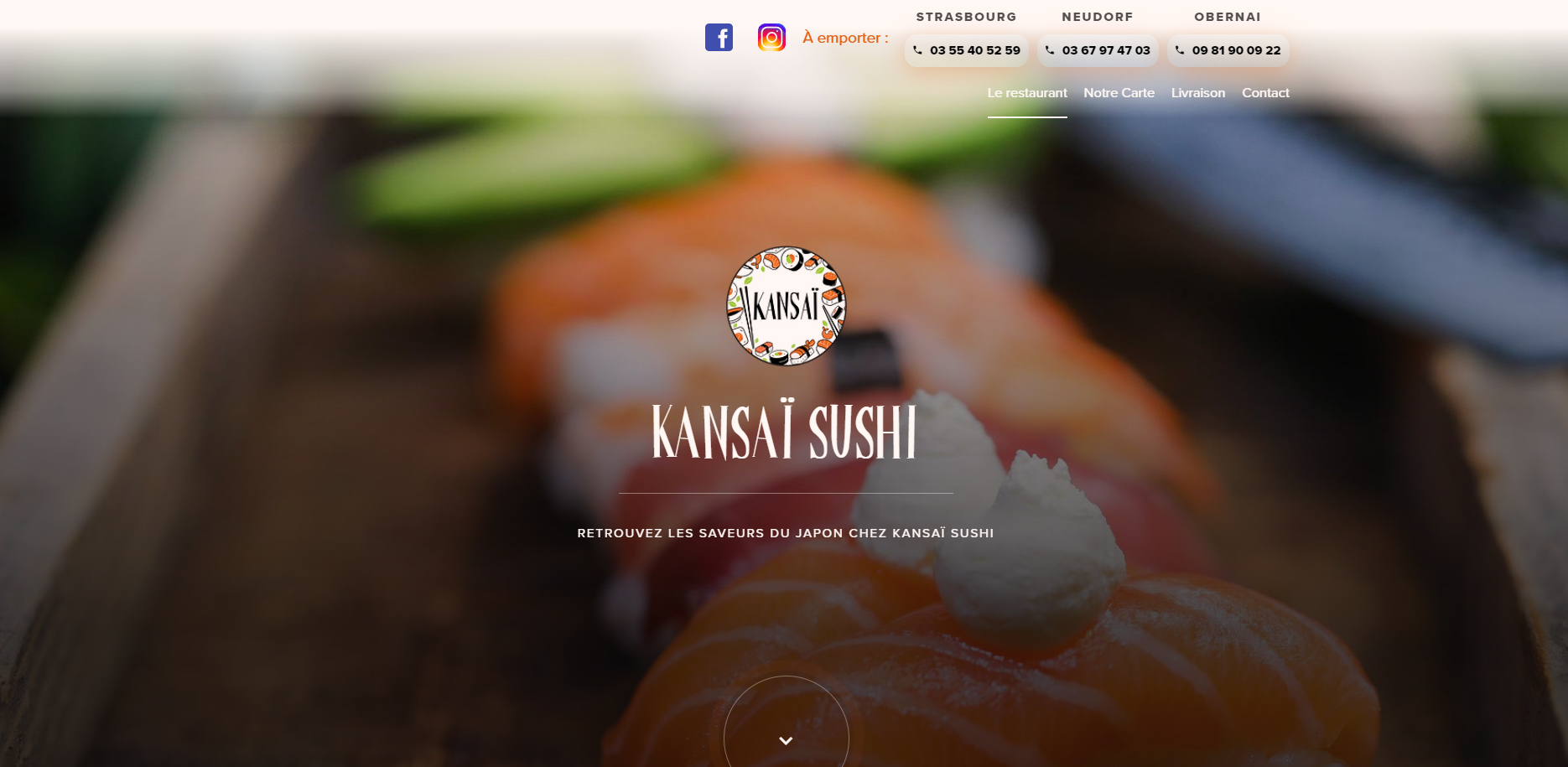Kansai Sushis à Strasbourg