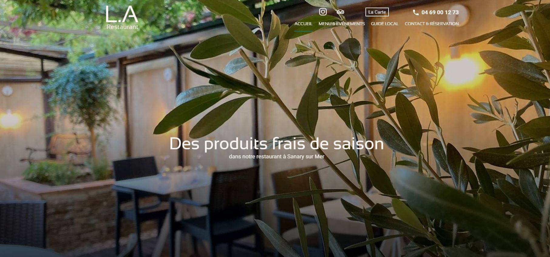 Restaurant gastronomique à Sanary