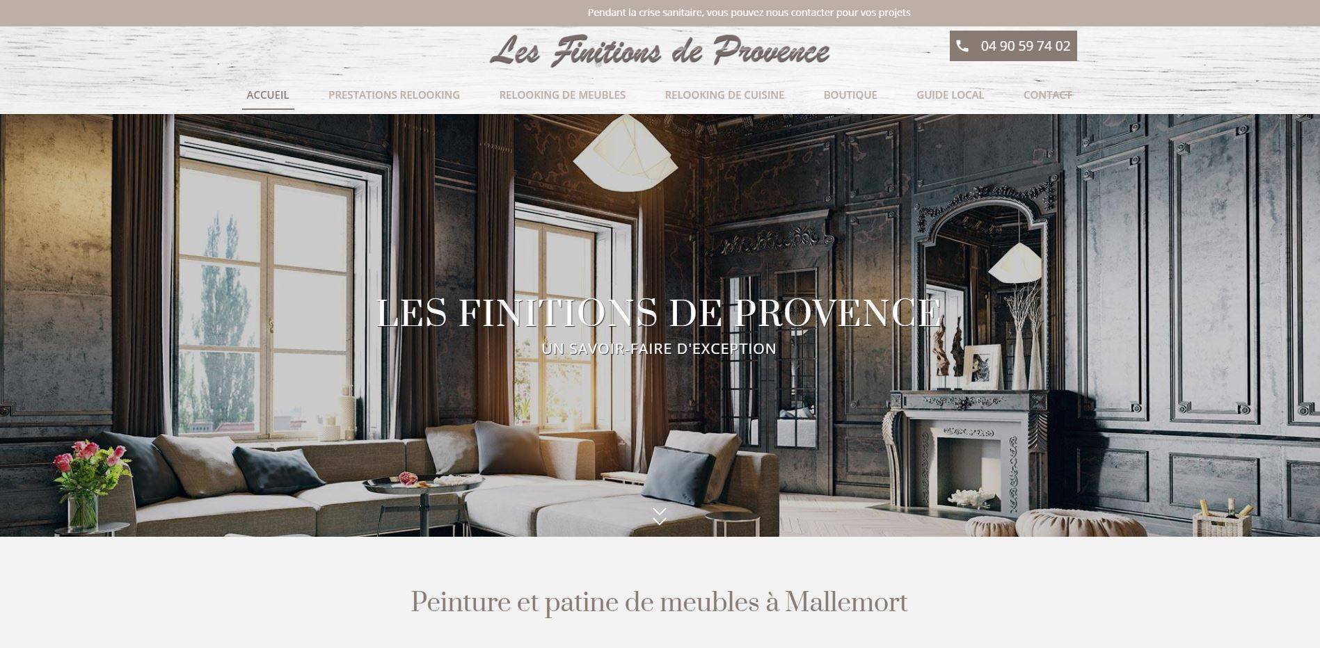 Ébéniste spécialisé dans le relooking de meubles à Mallemort - Finitions de Provence 
