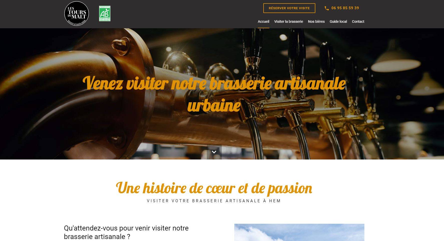 Les Tours du Malt, brasserie artisanale de bière près de Lille