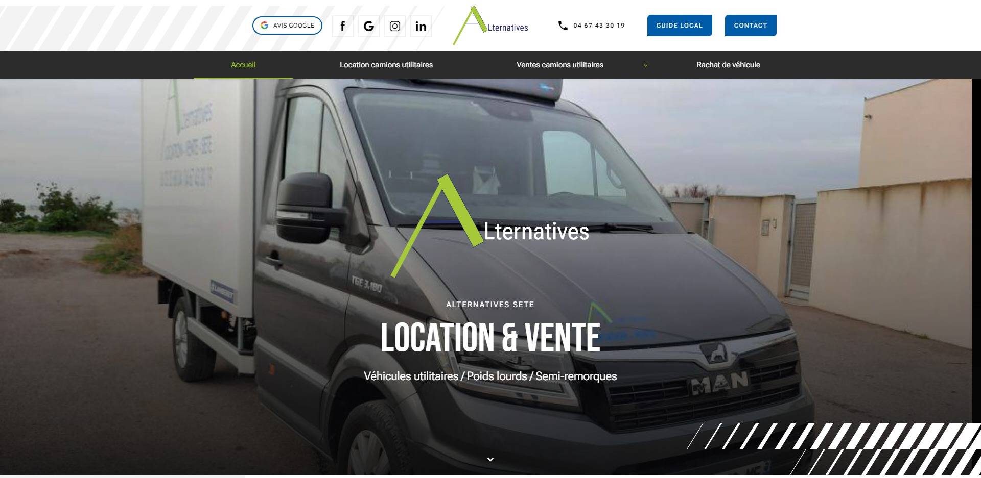 Trouver une société pour la location et la vente de voitures et camions utilitaires à Sète
