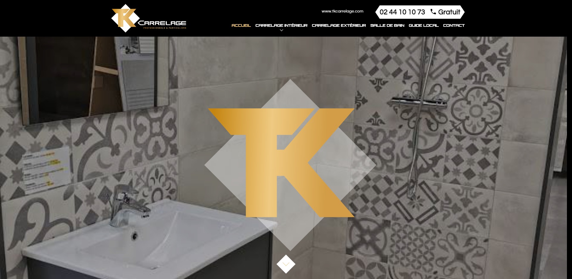 TK Carrelage, magasin de vente de carrelage, faïence et carreaux haut de gamme à Yvetot 