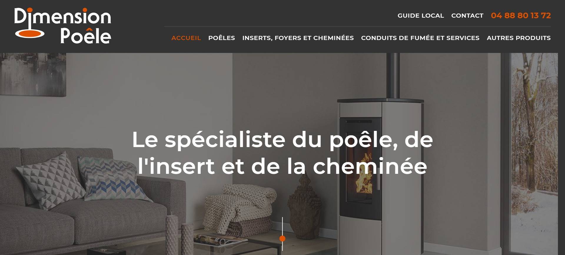Acheter cheminée à foyer fermé à Montpellier 
