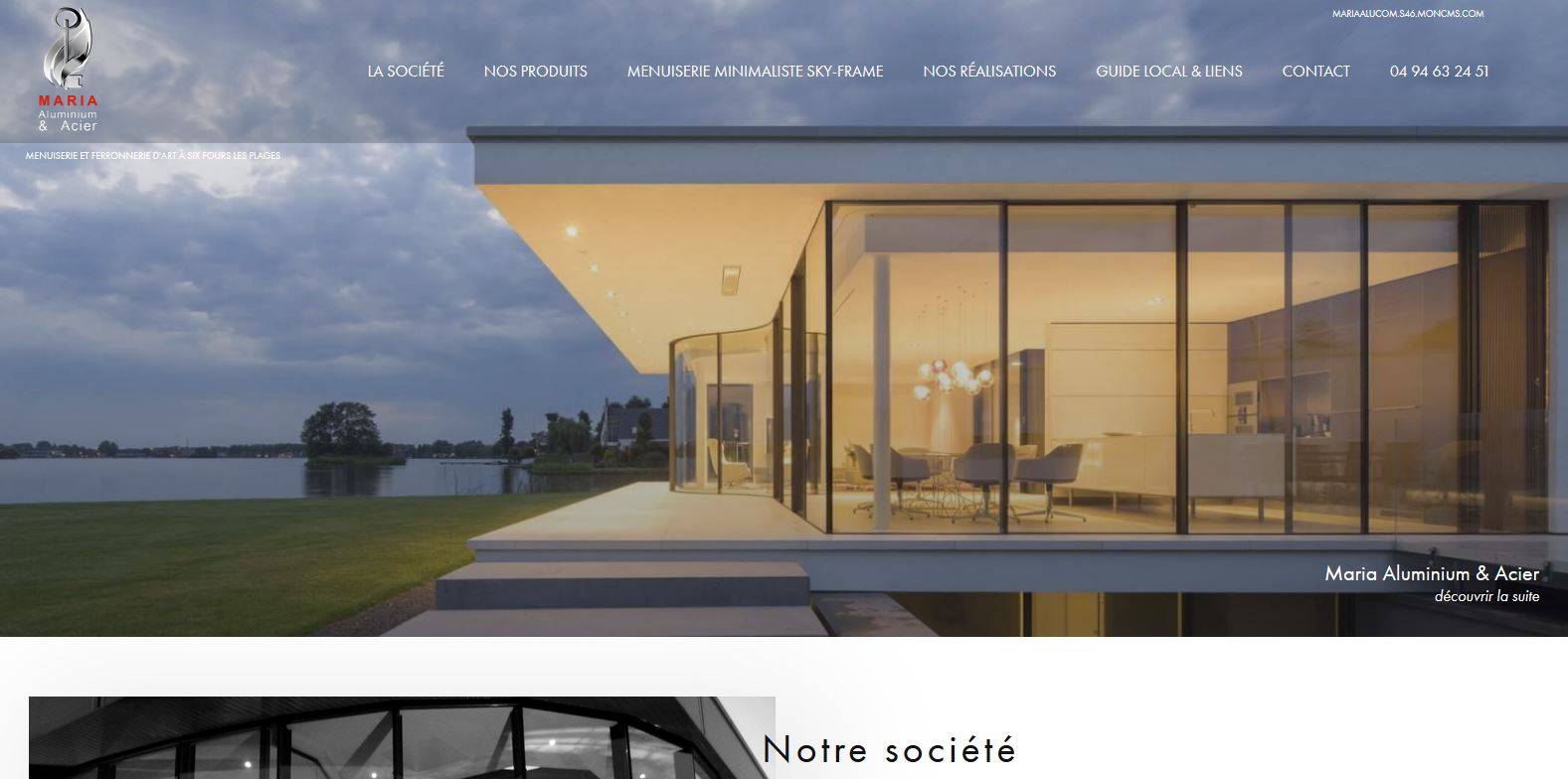 Quelle entreprise pour de la menuiserie métallique dans le Var ? - Maria Aluminium & Acier