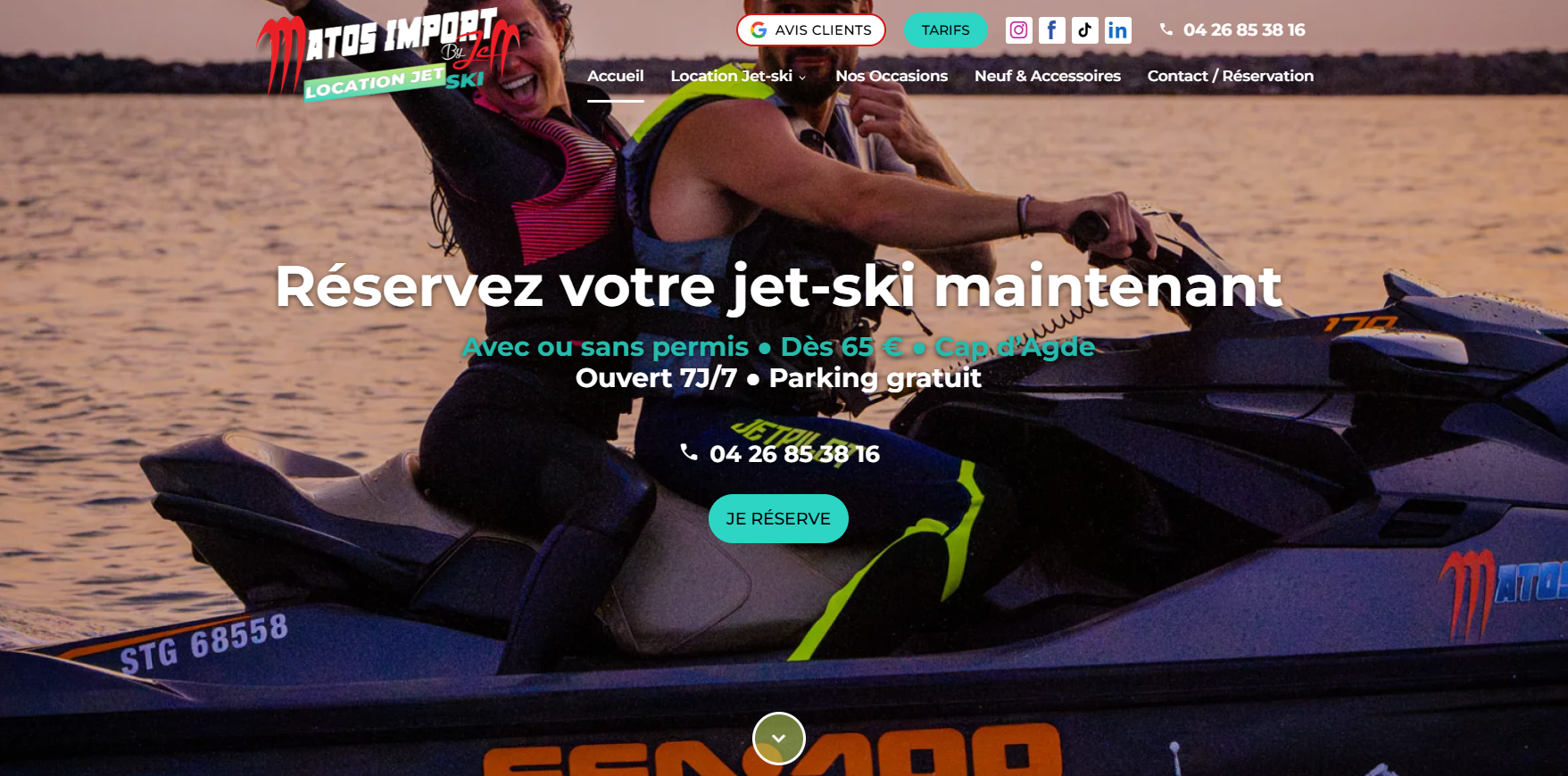 location de jet ski agde