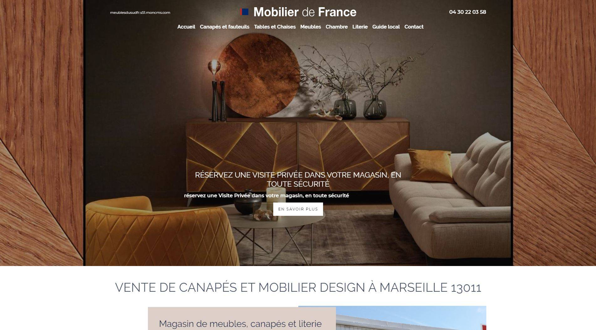 Magasin de literie à Marseille - Mobilier de France
