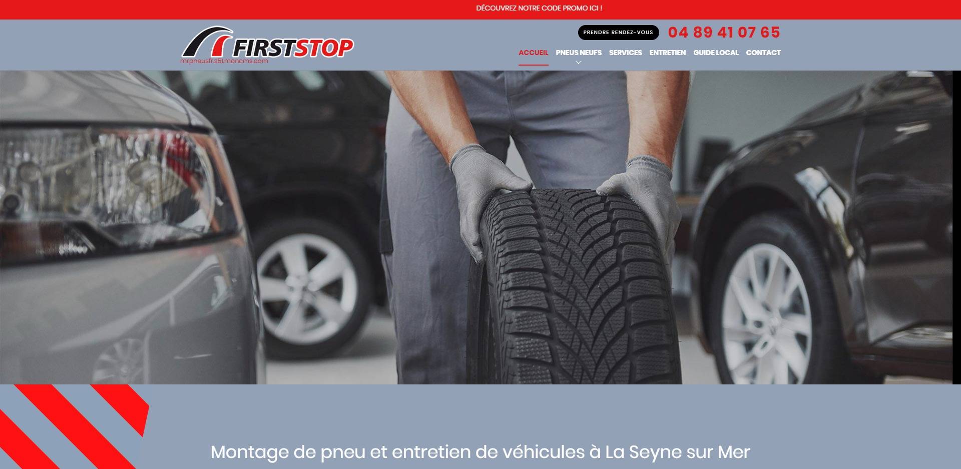 Garage First Stop Mr Pneus, spécialiste de l'Entretien, la révision auto et le montage de pneu pas cher à La Seyne-sur-Mer