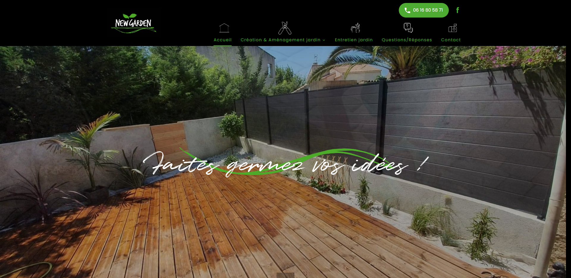 Prix d'une création de jardin dans le var