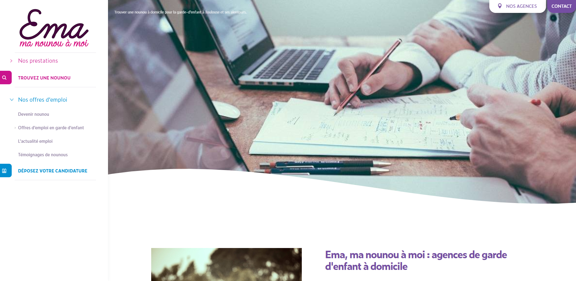 Où postuler pour trouver un emploi de baby-sitting à domicile en CDI à Toulouse ?