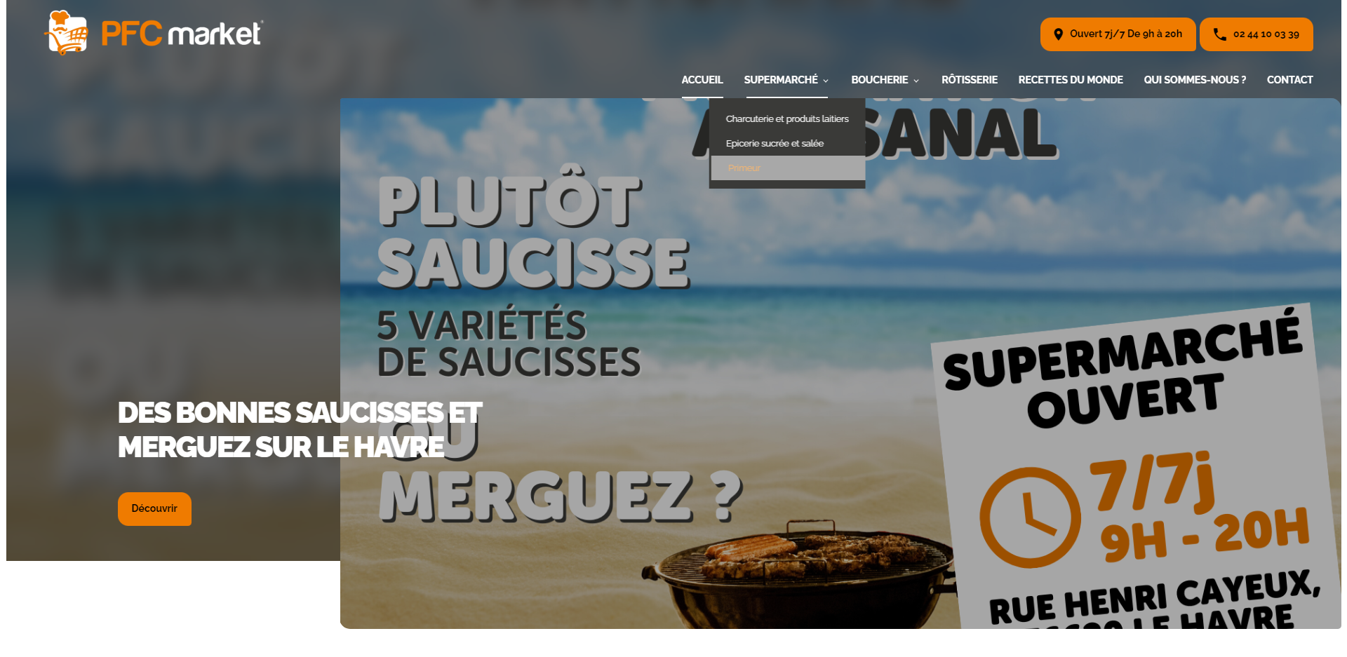 Supermarché halal au Havre