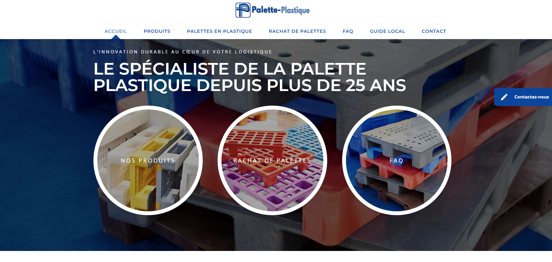 Spécialiste en palette plastique