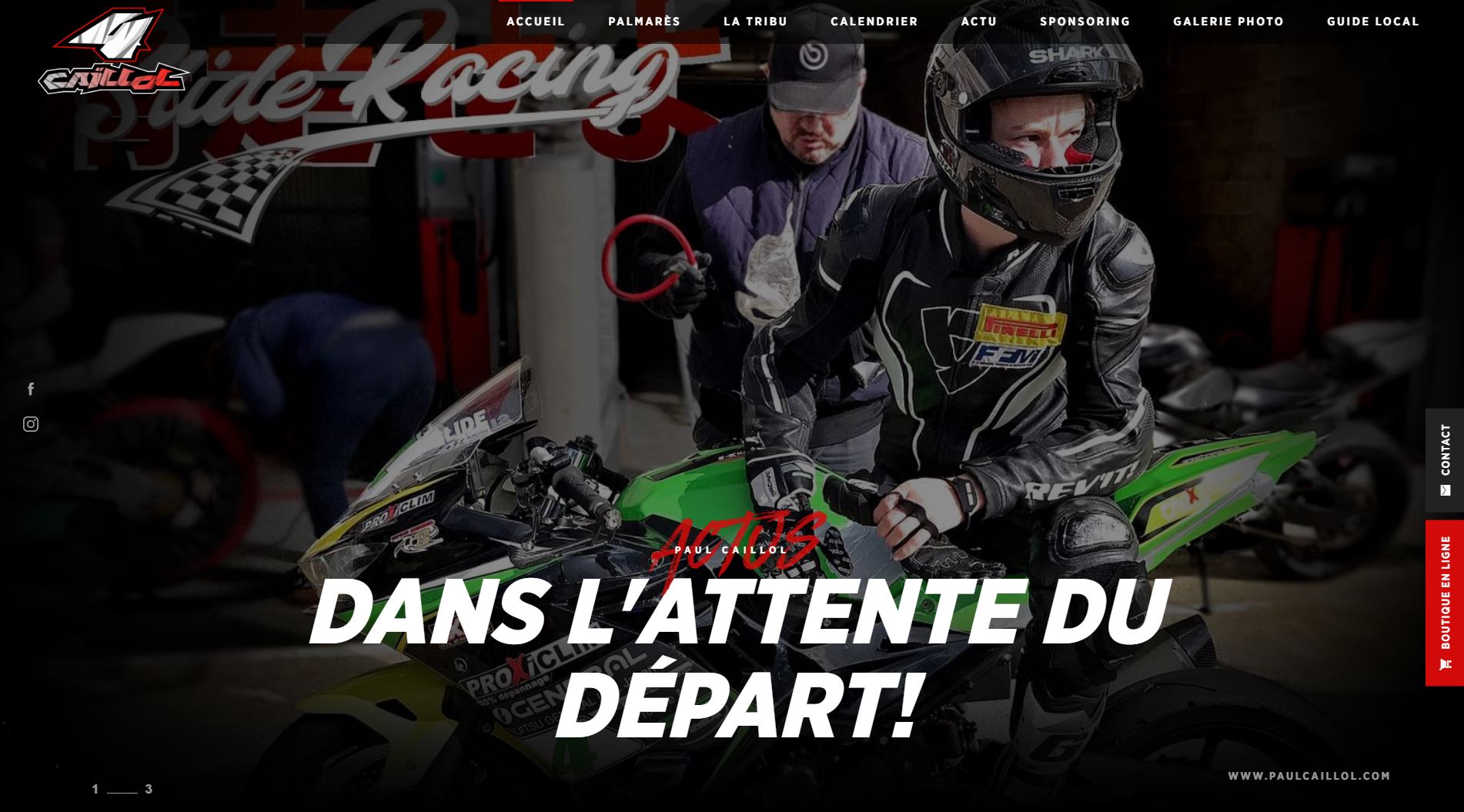 Découvrez le jeune pilote de moto espoir Paul Caillol à Marseille
