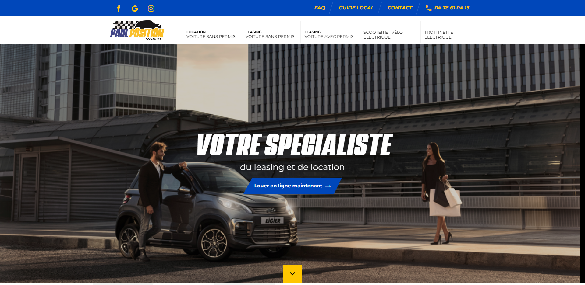 Tarif location de véhicule électrique