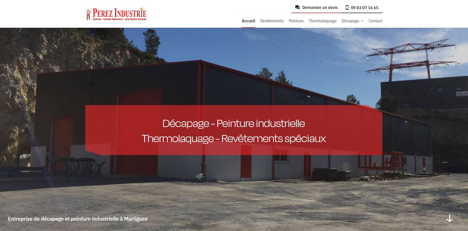 Thermolaquage pièces industrielles Martigues