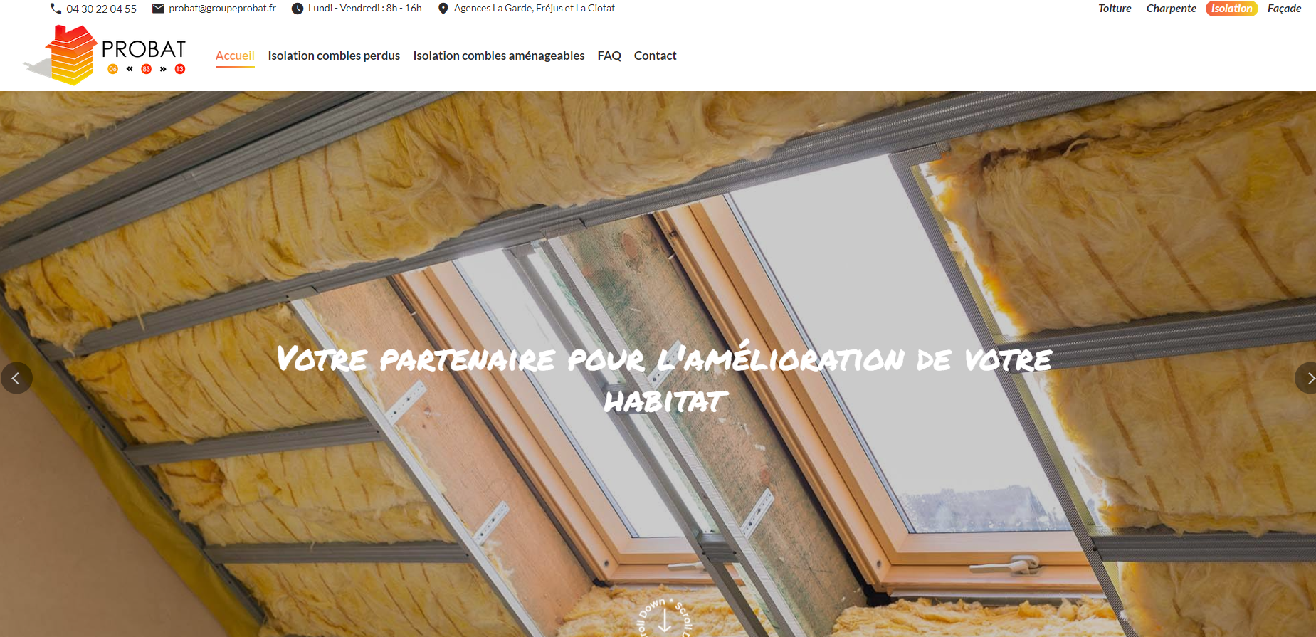 Isolation de combles dans le Var