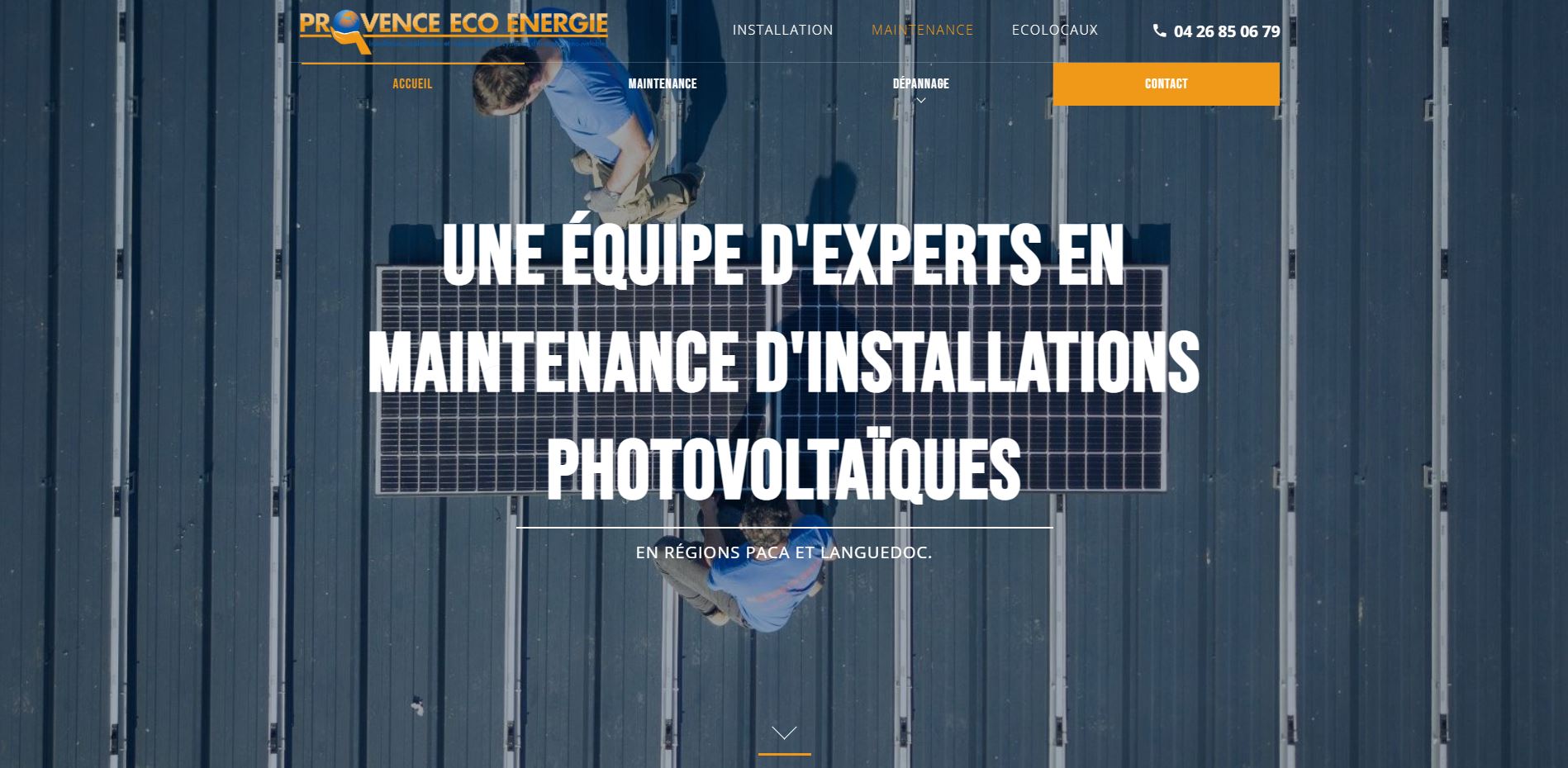 Dépannage et maintenance d'installations photovoltaïques dans les Bouches du Rhône - Provence Eco Energie