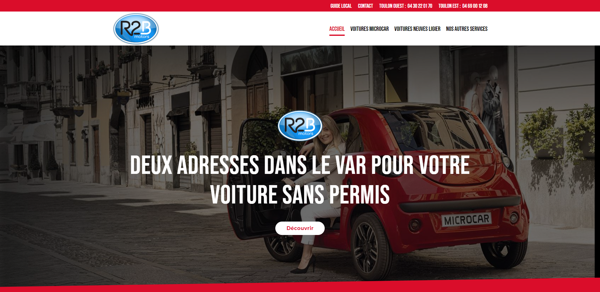 R2B Motors, voitures sans permis