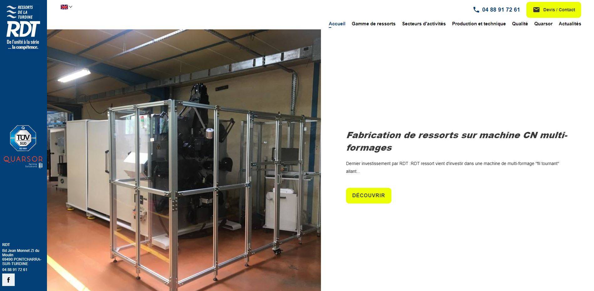 Quelle entreprise pour la fabrication de ressorts sur-mesure ? - Ressorts de la Turdine