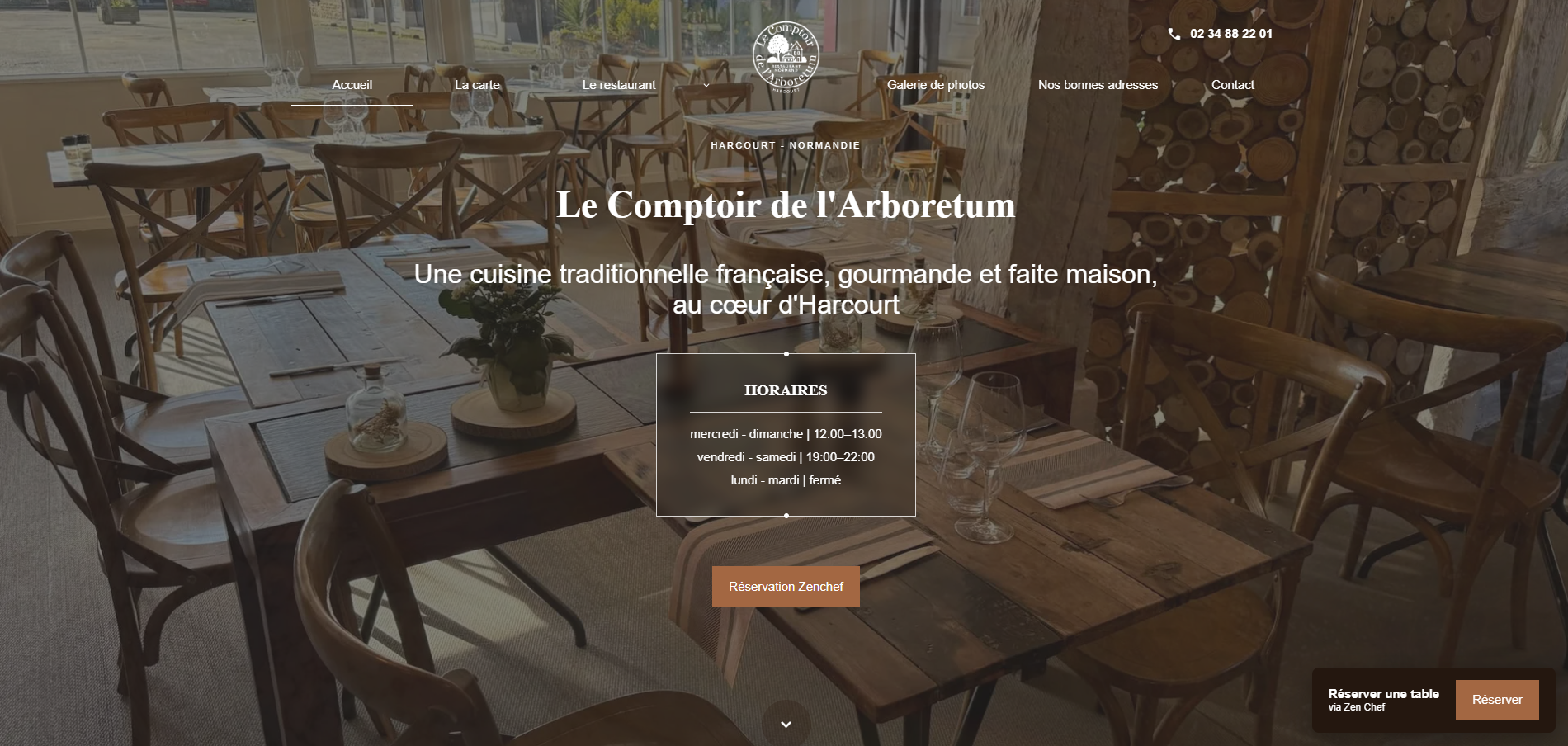restaurant à Harcourt 