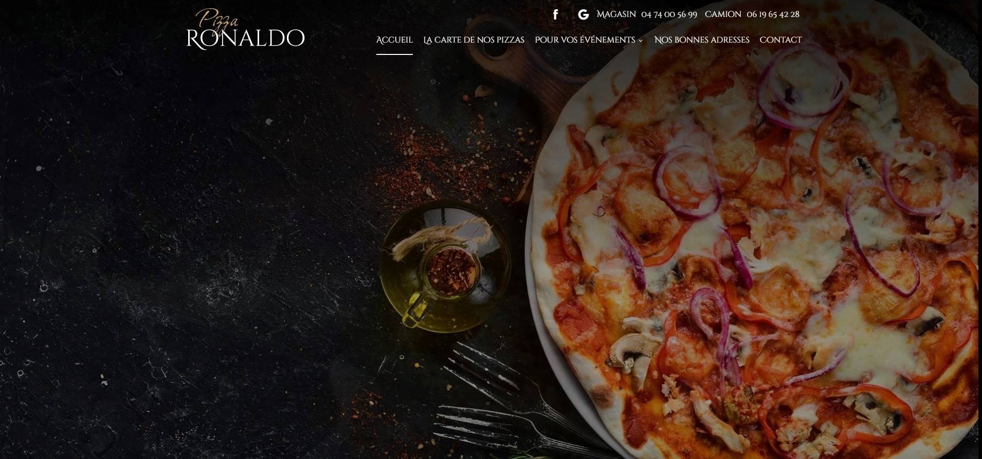 Livraison rapide de pizzas pour soirée foot à Reyrieux - Pizza Ronaldo 